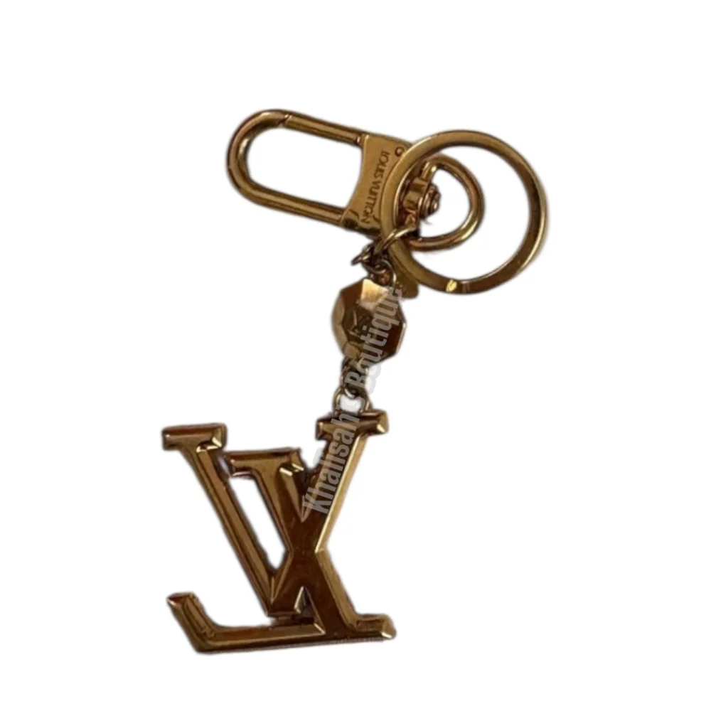 Authentic Louis Vuitton M65216 LV Facettes Bag Charm & Key Holder Chain FULLSET - Picture 7 of 12